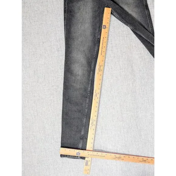ANINE BING Beck High Rise Skinny Slim Jeans Dark Grey Size 30 NWT